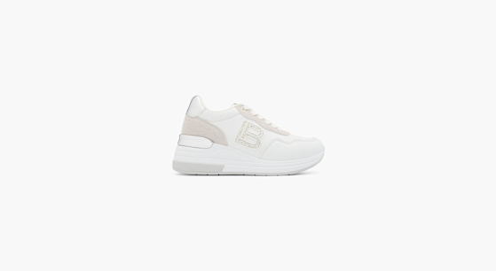 Laura Biagiotti White Polyester Sneaker main image 1