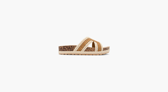 Mango Ciabattine con tacco - brown/marrone