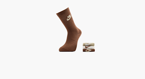 Nike Socken Braun