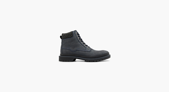 Bottes D'hiver Mustang à Lacets - Couleur Gris - Doublure Carreaux - Semelle Crantée - Neuves Avec étiquettes
