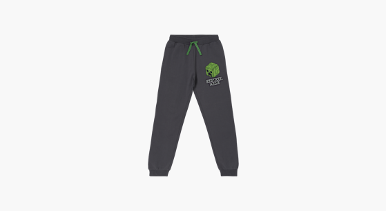 Pantalon de jogging cargo Minecraft gris foncé garçon | La Halle