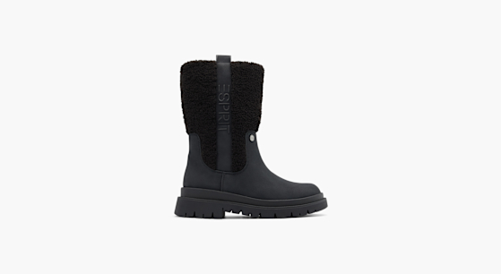 Rain Boot Esprit Boots Winter ESPRIT Knee High Boot Black DEICHMANN