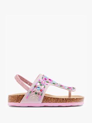 Cupcake Couture Sandály s oddělovačem prstů světle růžová