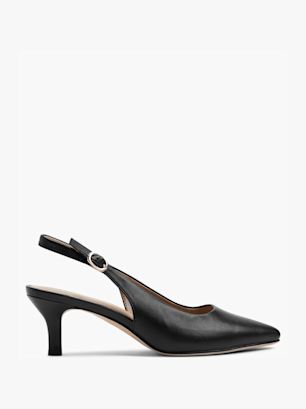 Graceland Zapatos abiertos de tacón negro