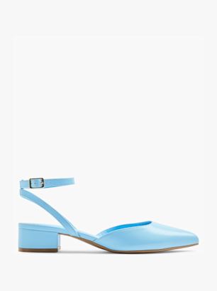 Graceland Zapatos abiertos de tacón azul