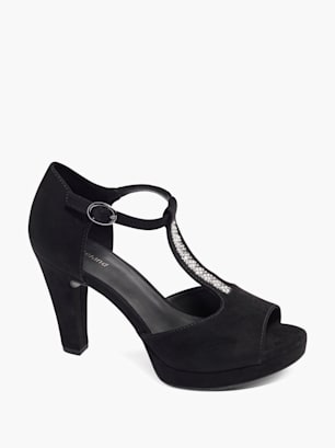 Graceland Zapatos peep-toes negro
