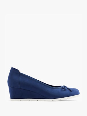 Easy Street Sapato de salto azul escuro