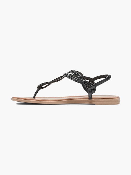 Graceland Sandalen-Zehentrenner Schwarz 7 3