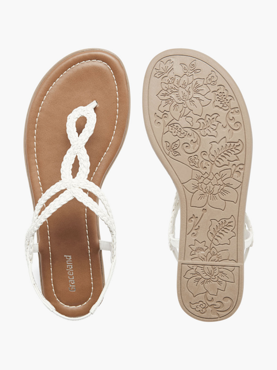 Graceland Sandale Blanc 86221 3
