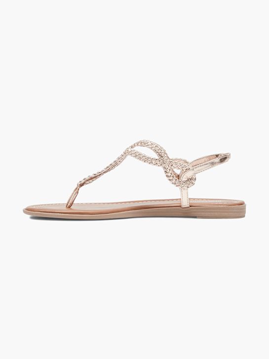 Graceland Sandalen-Zehentrenner Rosegold 19412 2