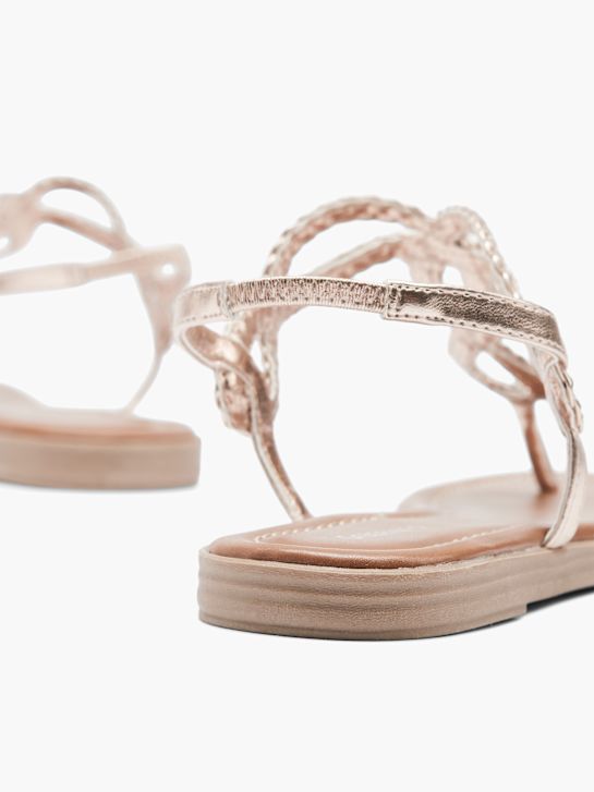 Graceland Sandalen-Zehentrenner Rosegold 19412 4