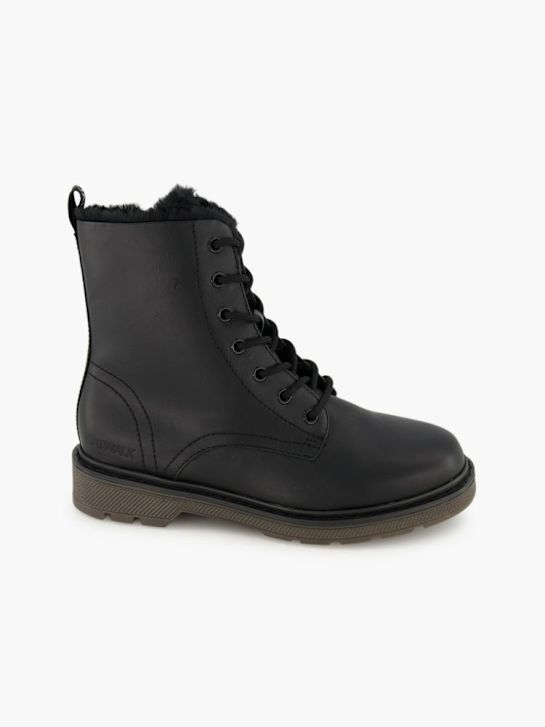 Catwalk Stivale allacciato Nero 86359 6