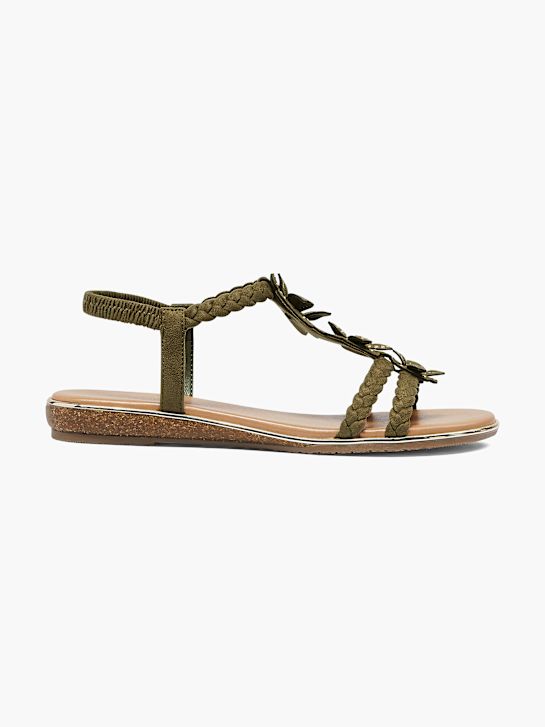 Graceland Sandale Khaki 10034 1