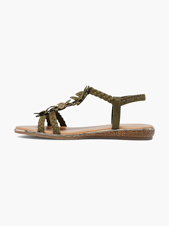 Graceland Sandale Khaki 10034 2
