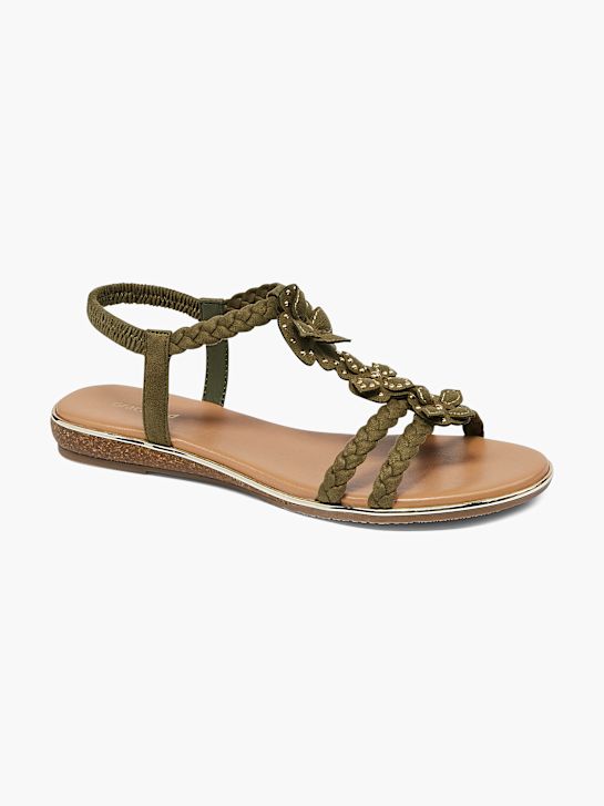 Graceland Sandale Khaki 10034 6