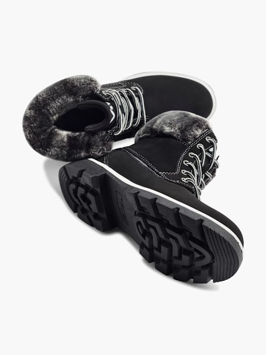 Vty Schnür-Stiefelette Schwarz 2264 3