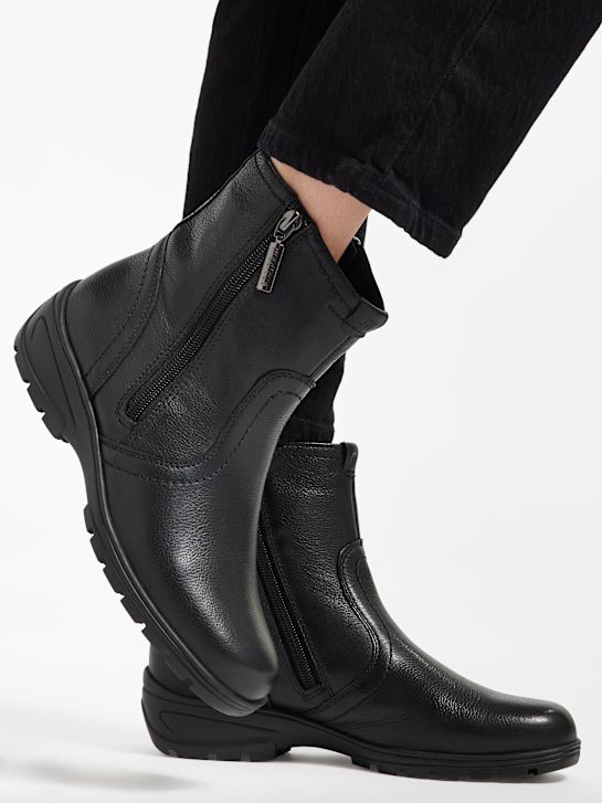 Boots Medicus Stiefeletten Schwarz Medicus Leder Stiefeletten