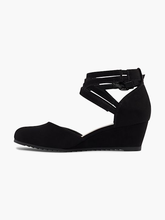 Graceland Spangenpumps Schwarz 664 2