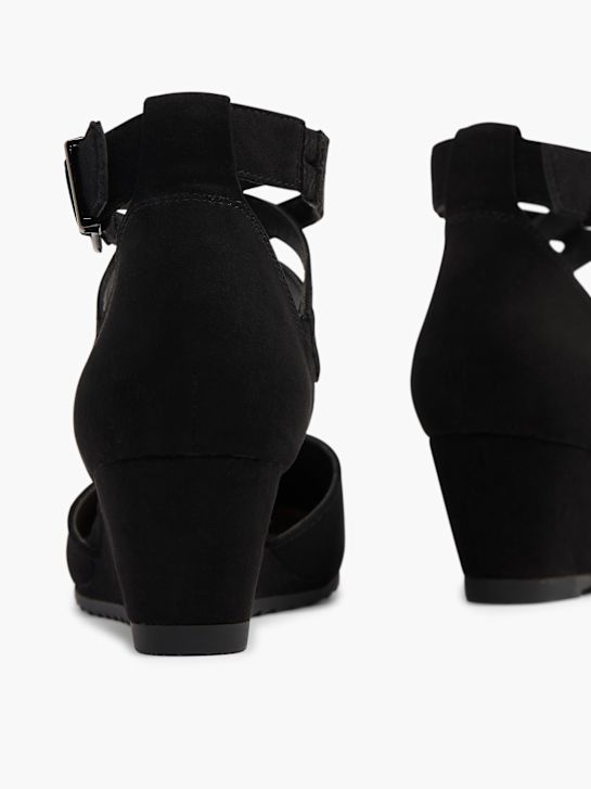 Graceland Spangenpumps Schwarz 664 4