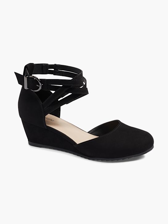 Graceland Spangenpumps Schwarz 664 6
