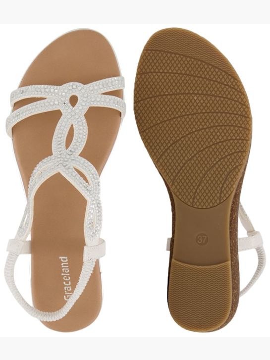 Graceland Sandale Weiss 86501 4