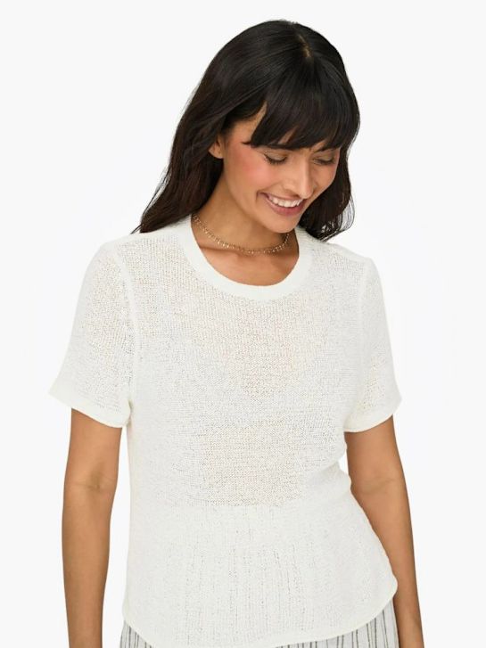 ONLY Maglietta Bianco 86517 4