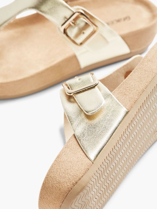 Graceland Sandalen-Zehentrenner Gold 19888 5