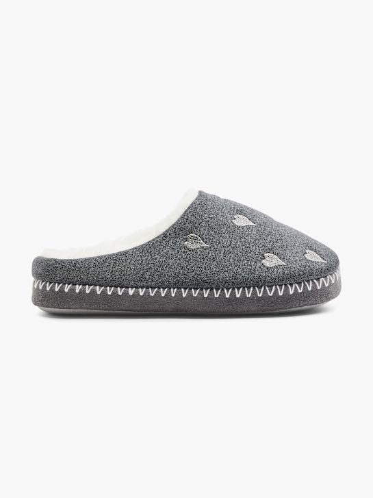 Casa mia Pantoffel Grau 23357 1