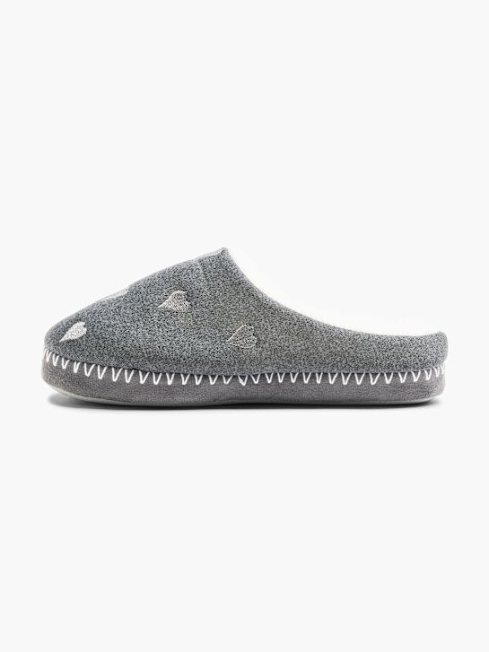 Casa mia Pantoffel Grau 23357 2