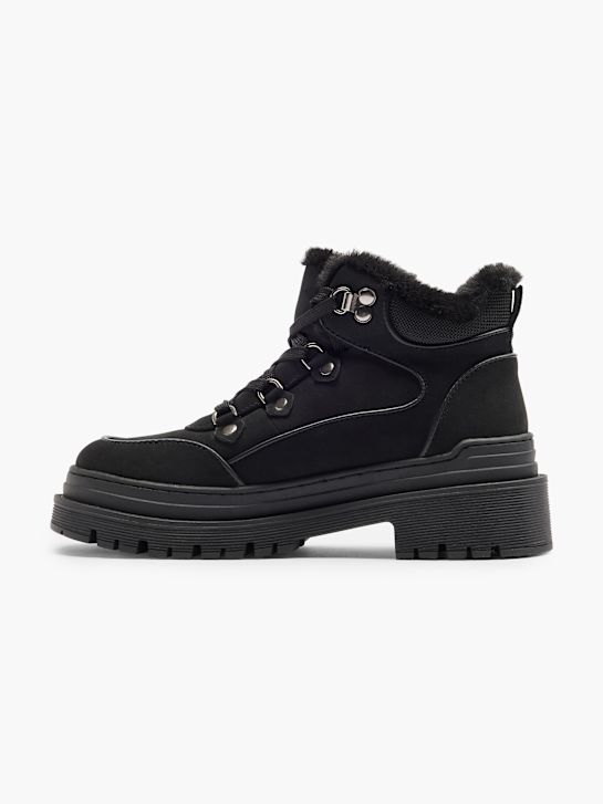 Catwalk Schnür-Stiefelette Schwarz 7145 2