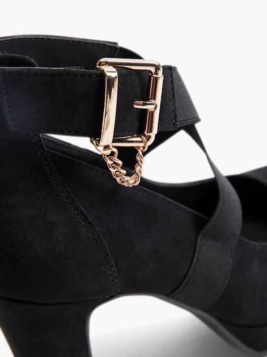 Graceland Spangenpumps Schwarz 2556 5