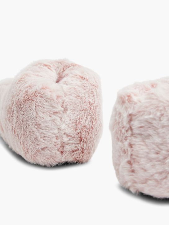Casa mia Plüsch-Hausschuh Rosa 27338 3