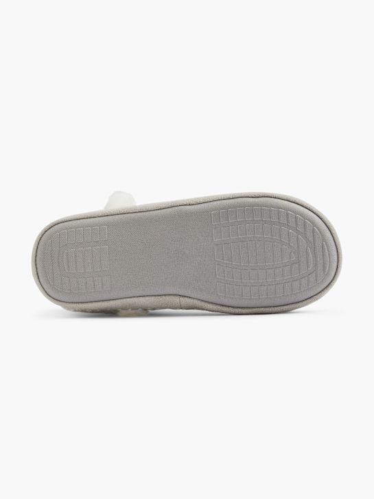 Casa mia Chaussons fourrés Gris 23382 4