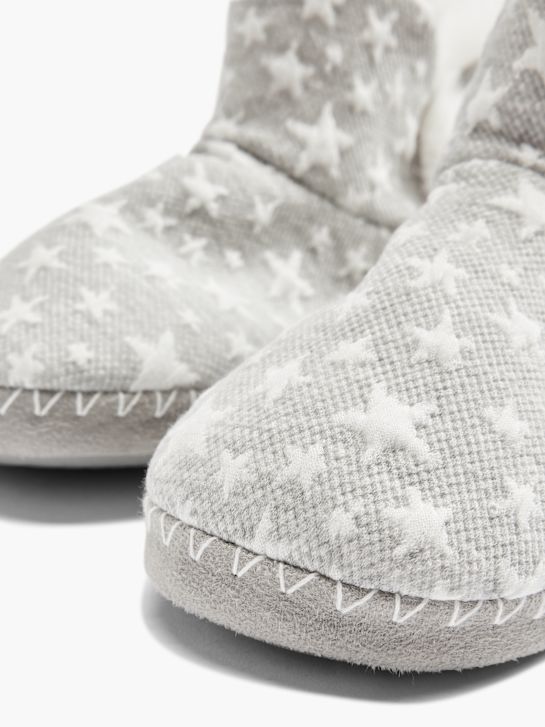 Casa mia Chaussons fourrés Gris 23382 6