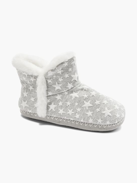Casa mia Chaussons fourrés Gris 23382 7