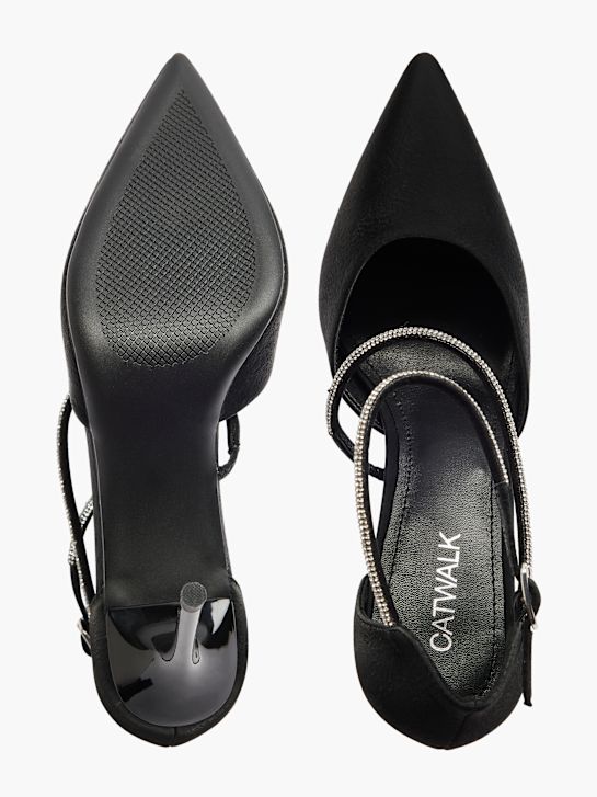 Catwalk Décolleté con fibbia Nero 3545 3