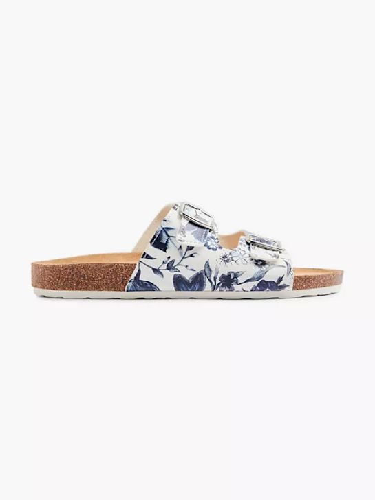 Björndal Tieffussbett-Pantolette Weiss 4463 1
