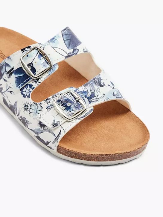 Björndal Tieffussbett-Pantolette Weiss 4463 2