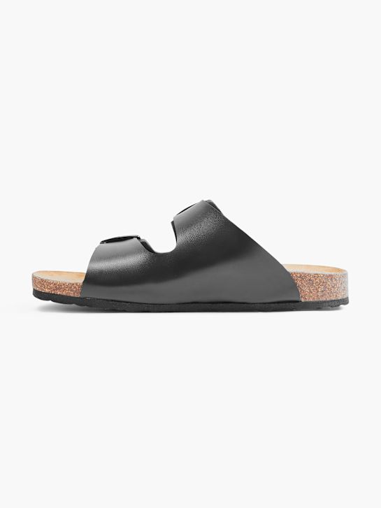Björndal Flache Pantolette Schwarz 990 2