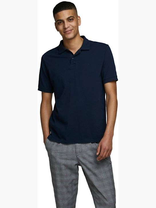 JACK & JONES Polo-Shirt Dunkelblau 86737 1