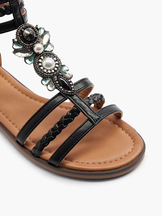 Graceland Sandale Noir 3712 2