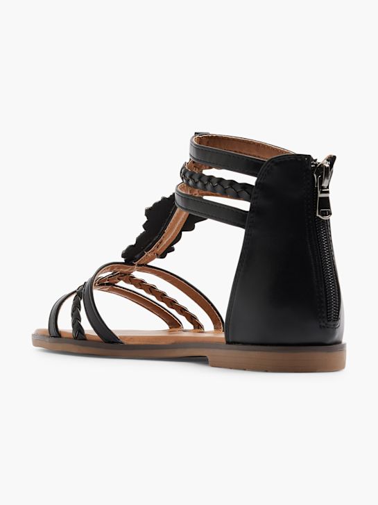 Graceland Sandale Noir 3712 3