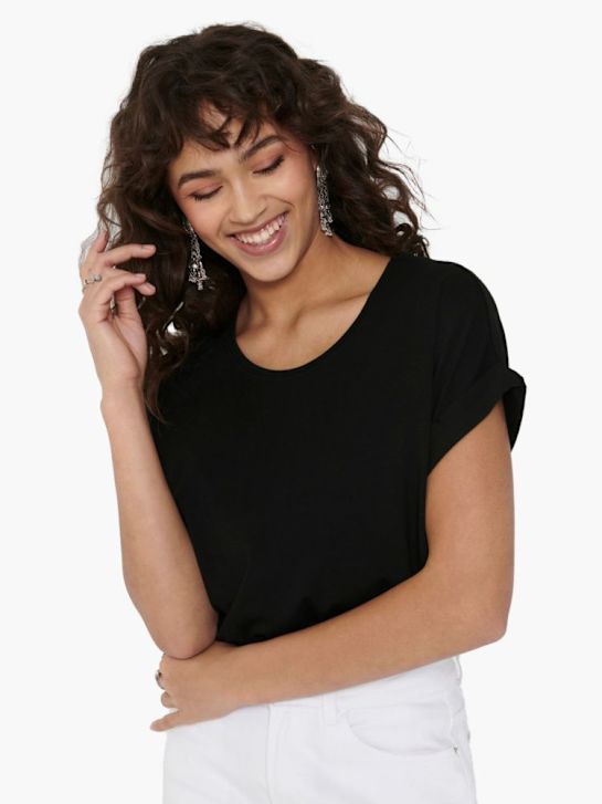 ONLY Tee-shirt Noir 86867 3