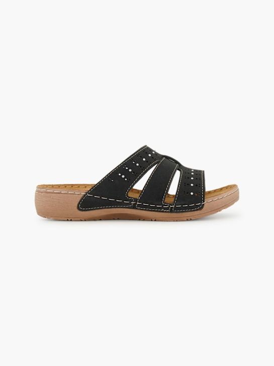 Easy Street Tieffussbett-Pantolette Schwarz 86926 1