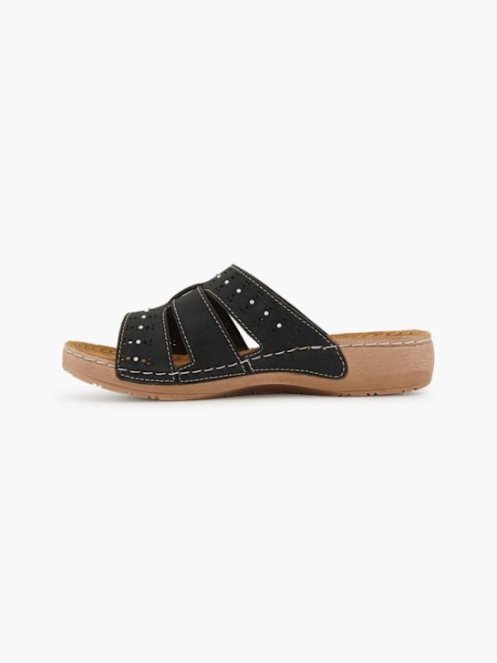 Easy Street Tieffussbett-Pantolette Schwarz 86926 2