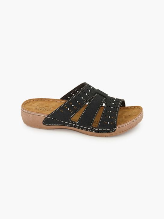 Easy Street Tieffussbett-Pantolette Schwarz 86926 6