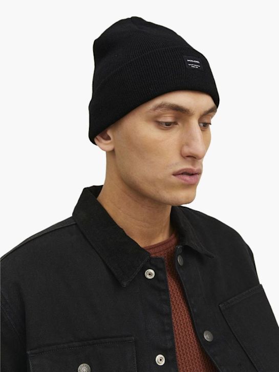 JACK & JONES Cappello a maglia Nero 86988 3