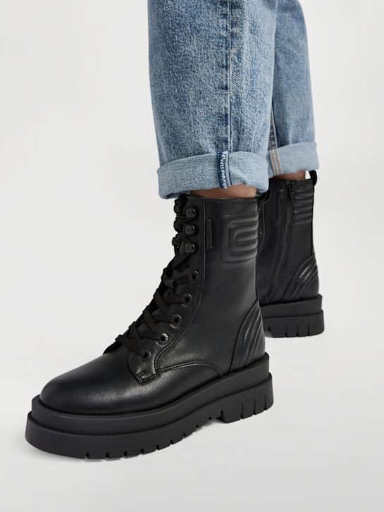 ESPRIT Schnür-Stiefelette Schwarz 5691 5