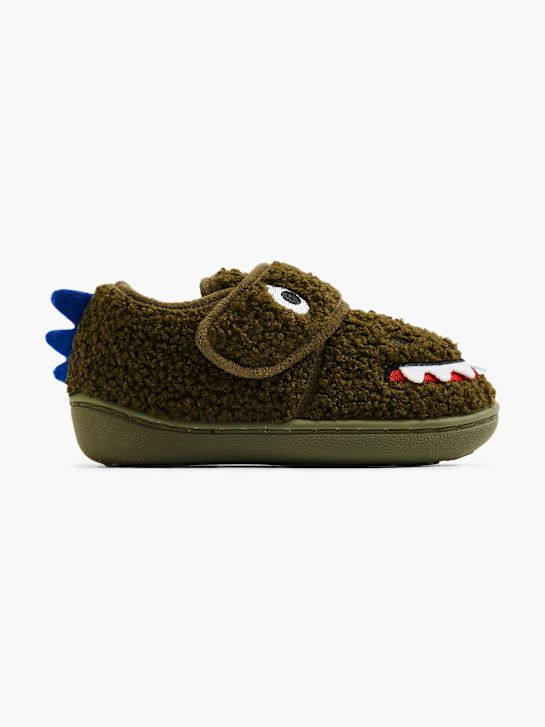 Vty Chaussons fourrés Kaki 2069 1