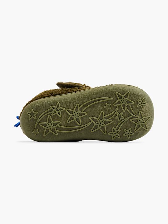 Vty Chaussons fourrés Kaki 2069 4
